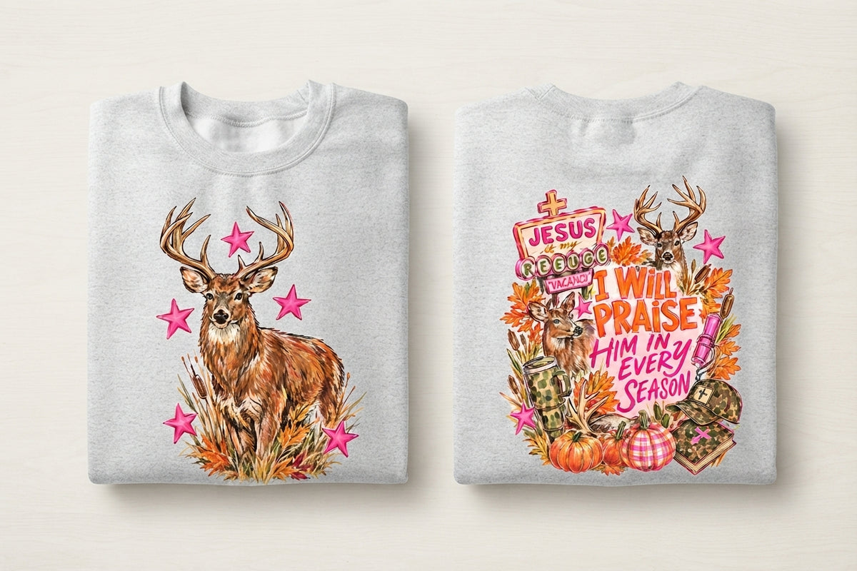 Deer crewneck