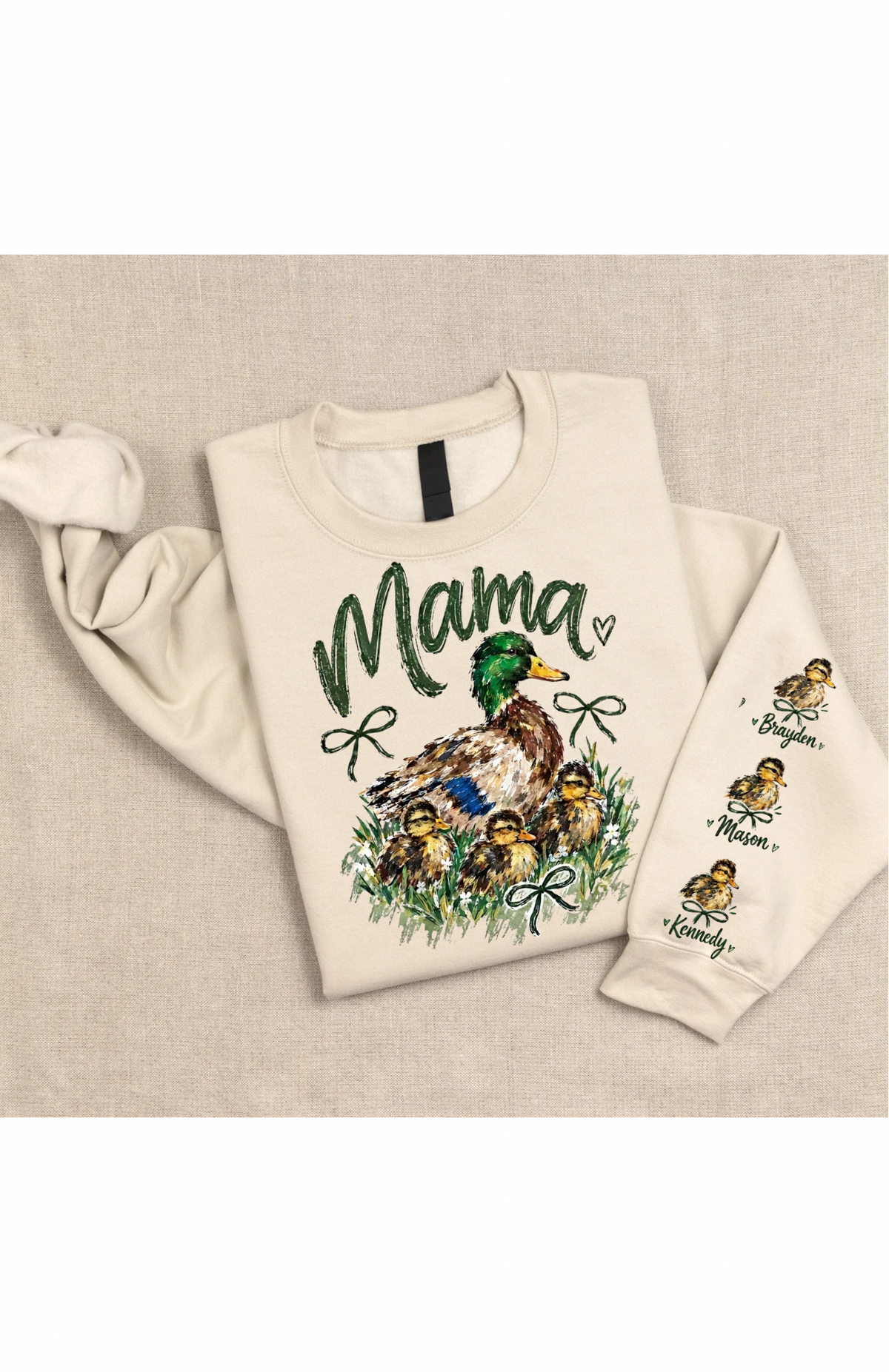 Green Mama Duck